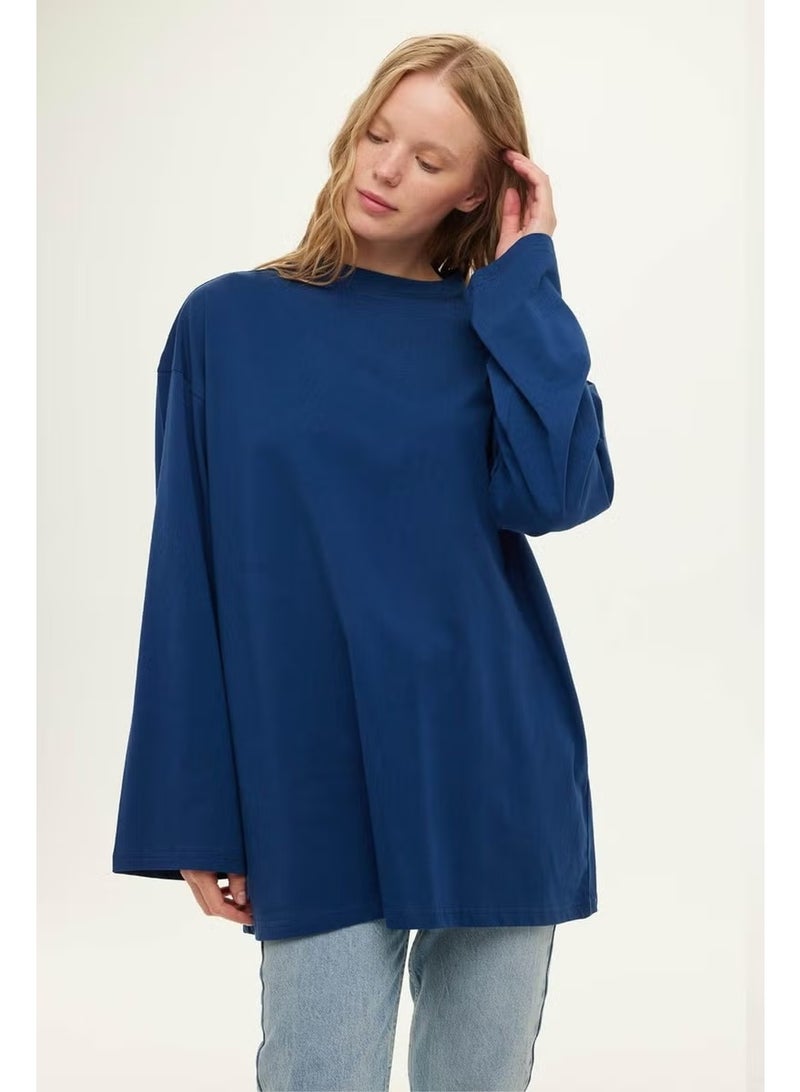 Manuka Wide Sleeve Oversized Indigo - Image 1